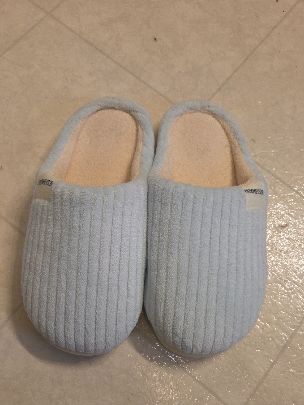 Light Blue Women’s Slip-On Slippers